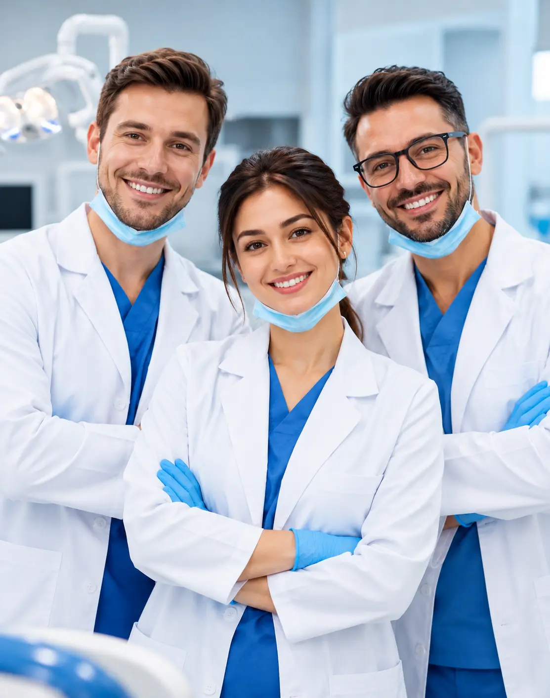 A GP doctor with a patient at Four Star Medical Center, Ajman